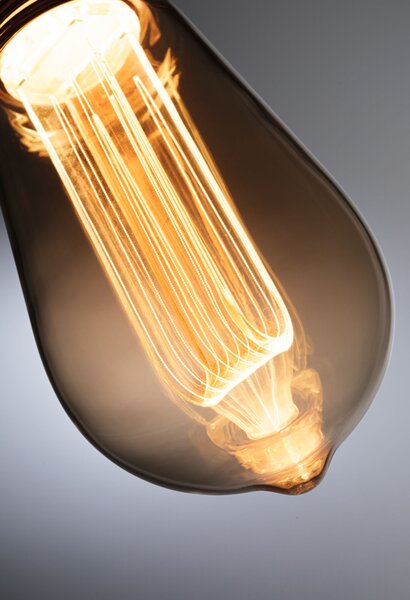Paulmann 28879 Arc Inner Glow, zlatá dekorativní žárovka E27 LED 3,5W 1800K, průměr 6,4cm