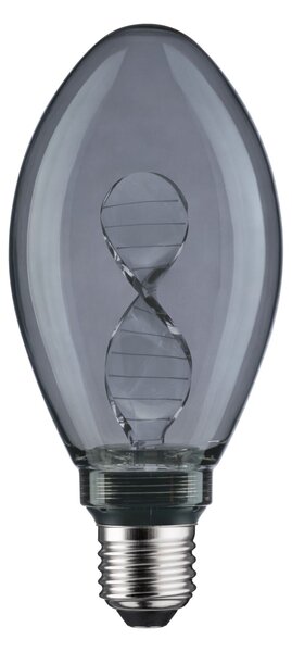 Paulmann 28883 Helix Inner Glow, kouřová dekorativní žárovka E27 LED 3,5W 1800K, průměr 7,5cm