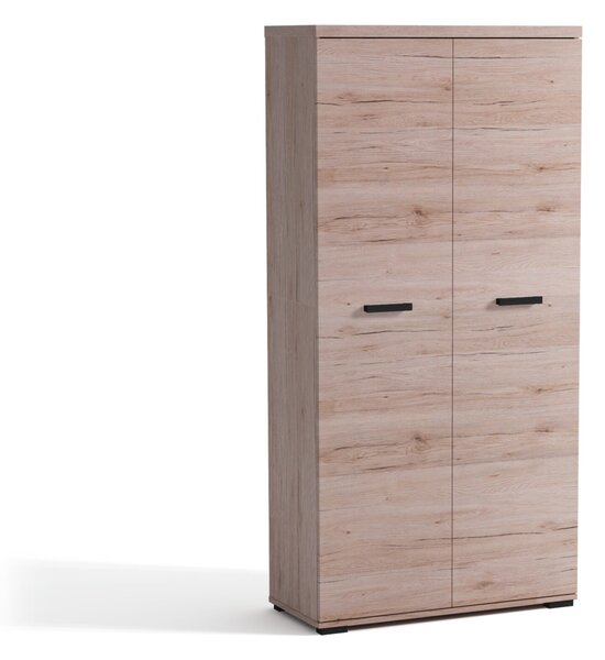 Dvoudvedeřová skříň 90 cm EIRENE - dub San Remo