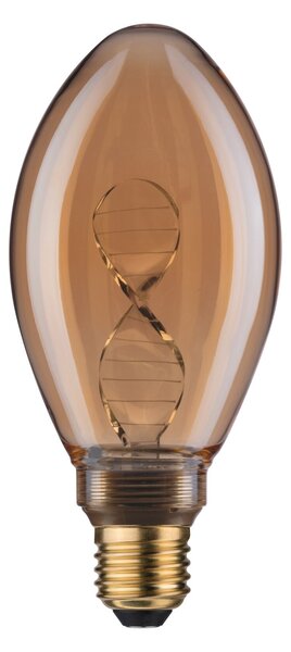 Paulmann 28884 Helix Inner Glow, zlatá dekorativní žárovka E27 LED 3,5W 1800K, průměr 7,5cm