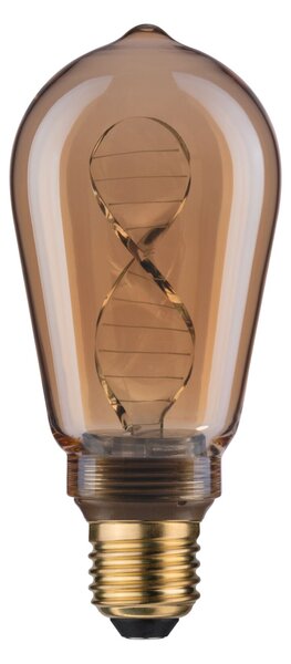 Paulmann 28885 Helix Inner Glow, zlatá dekorativní žárovka E27 LED 3,5W 1800K, průměr 6,4cm