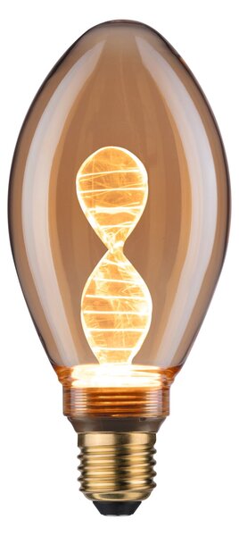 Paulmann 28884 Helix Inner Glow, zlatá dekorativní žárovka E27 LED 3,5W 1800K, průměr 7,5cm
