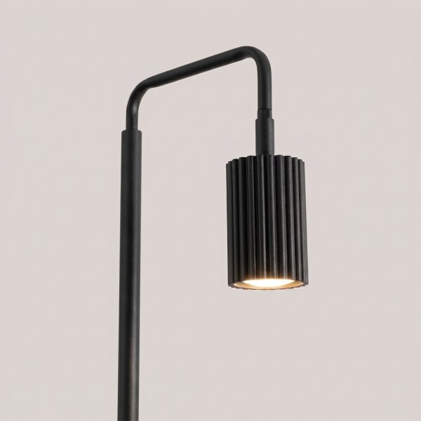 Sollux SL.2015 - Stojací lampa KARBON 1xGU10/10W/230V černá