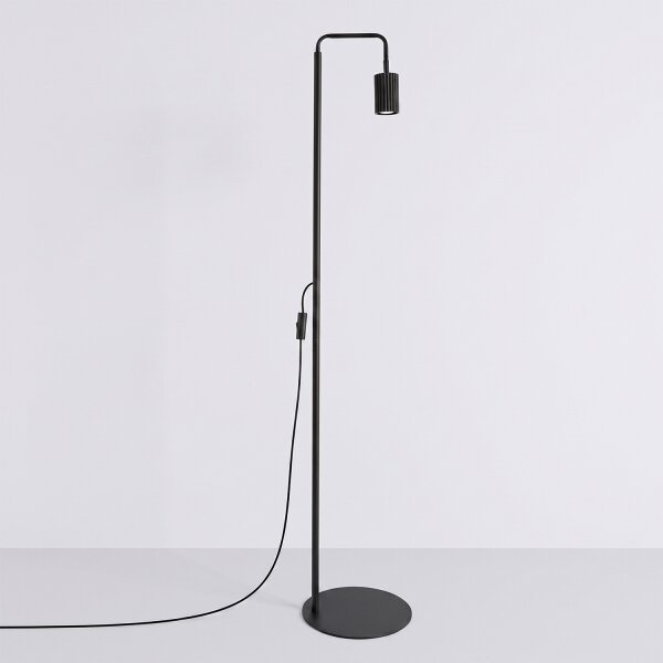 Sollux SL.2015 - Stojací lampa KARBON 1xGU10/10W/230V černá