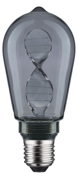 Paulmann 28886 Helix Inner Glow, kouřová dekorativní žárovka E27 LED 3,5W 1800K, průměr 6,4cm