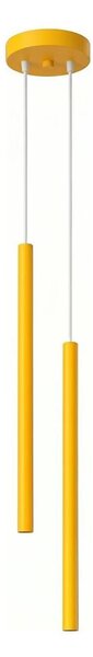 Sollux SL.2138 - Lustr na lanku PASTELO 2xG9/8W/230V žlutá