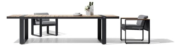 Zahradní 8 místná jídelní souprava CAMBUSA BLACK Exteriér | Zahradní jídelní sestavy