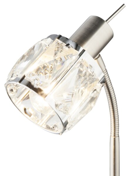 Stolní lampa KRIS 2 matný nikl