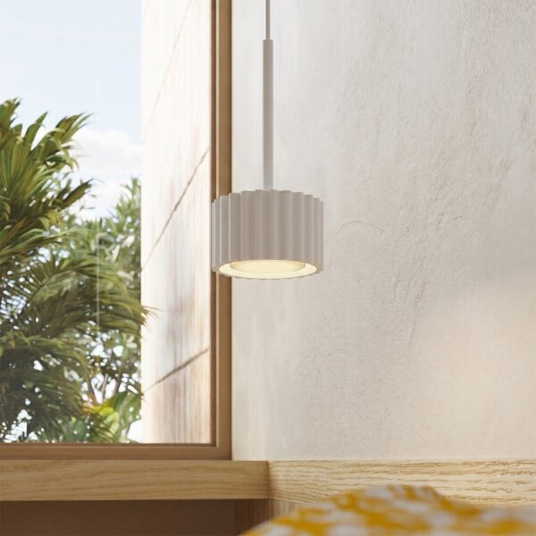 Sollux SL.2676 - Lustr na lanku AURA 1xGX53/10W/230V bílá