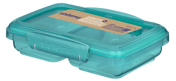 Sistema Krabička na svačinu Ocean Bound se 2 oddíly 350 ml Barva: tyrkysová