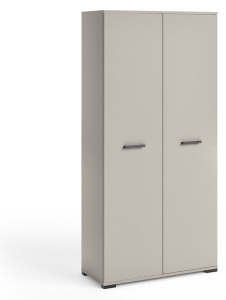 Šatní dvoudveřová skříň 90 cm KLENRI - kašmír