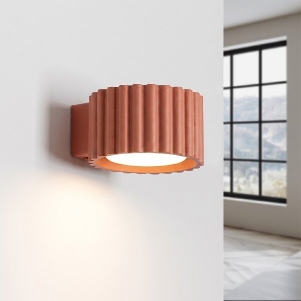 Sollux SL.2616 - Nástěnné svítidlo AURA 1xGX53/10W/230V oranžová