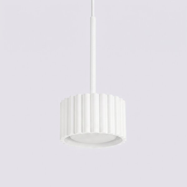Sollux SL.2676 - Lustr na lanku AURA 1xGX53/10W/230V bílá