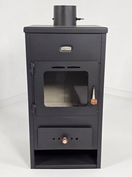 PRITY K1 OPTIMA, Volně stojící kamna na dřevo s prosklením, 9,5 kW, Třída A, Ø 130 mm