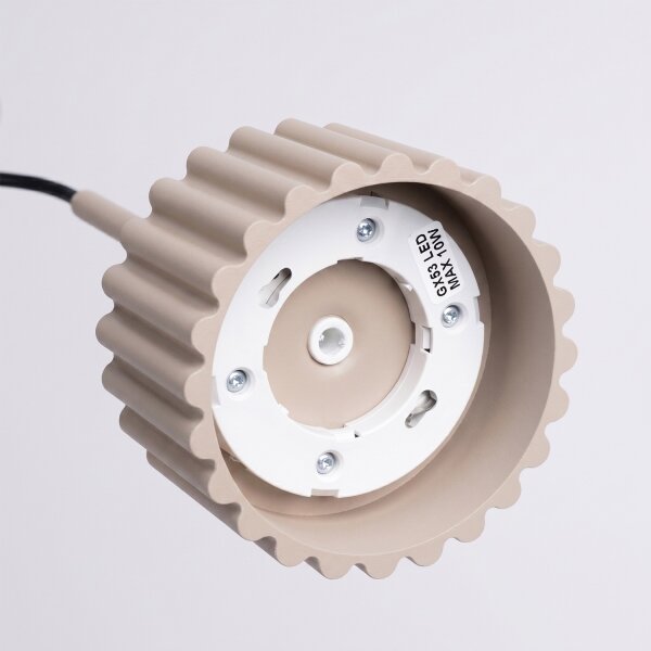 Sollux SL.2683 - Lustr na lanku AURA 1xGX53/10W/230V taupe