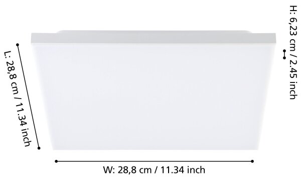 Eglo 900703 - LED Stropní svítidlo TURCONA LED/10,8W/230V