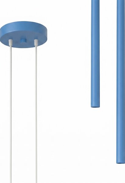 Sollux SL.2150 - Lustr na lanku PASTELO 2xG9/8W/230V modrá