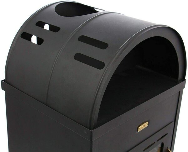 PRITY K1 K, Kamna na dřevo s oblou horní částí, 9,5 kW, Třída A, Ø 130 mm