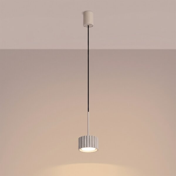 Sollux SL.2683 - Lustr na lanku AURA 1xGX53/10W/230V taupe