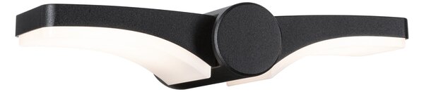 Paulmann 94766 Pekana, flexibilní antracitové venkovní nástěnné svítidlo LED 2x6W 3000K, šířka 24cm, IP44