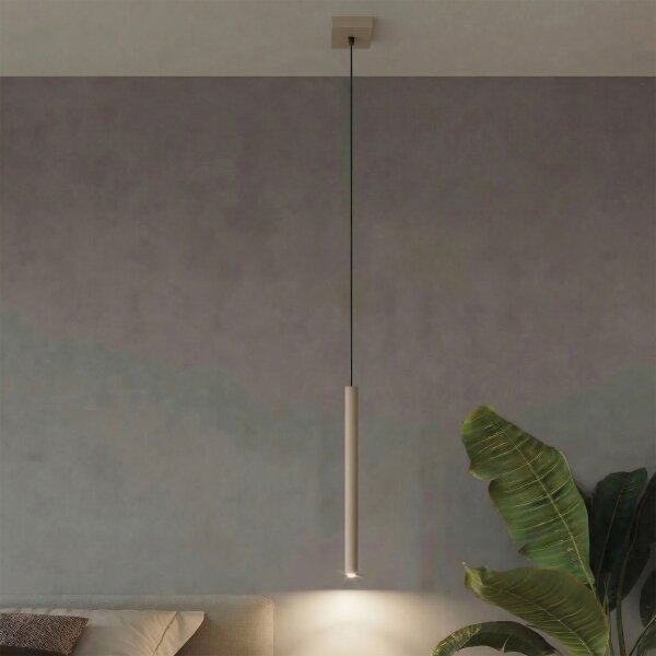 Sollux SL.2117 - Lustr na lanku PASTELO 1xG9/8W/230V taupe