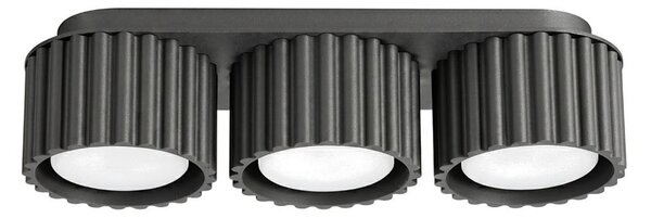 Sollux SL.2629 - Bodové svítidlo AURA 3xGX53/10W/230V černá