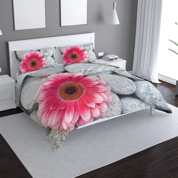 Sablio Povlečení Gerbera na kamenech - 140x200 / 90x70