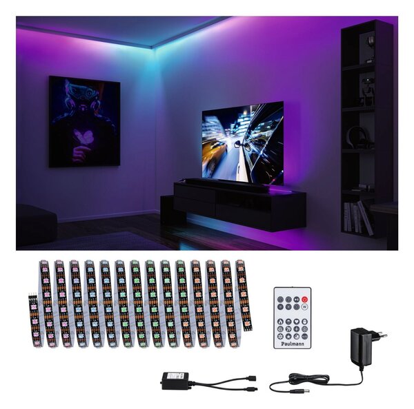 P 78888 EntertainLED LED pásek Dynamic RGB 5m 10,5W 60LEDs/m RGB+ 15VA - PAULMANN