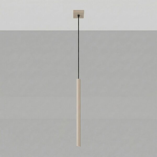 Sollux SL.2117 - Lustr na lanku PASTELO 1xG9/8W/230V taupe