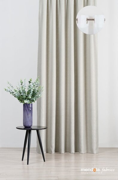 Béžový závěs 140x260 cm Teorema – Mendola Fabrics