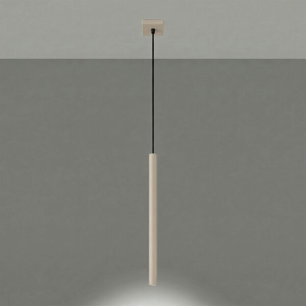 Sollux SL.2117 - Lustr na lanku PASTELO 1xG9/8W/230V taupe