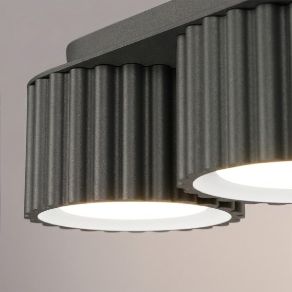 Sollux SL.2629 - Bodové svítidlo AURA 3xGX53/10W/230V černá