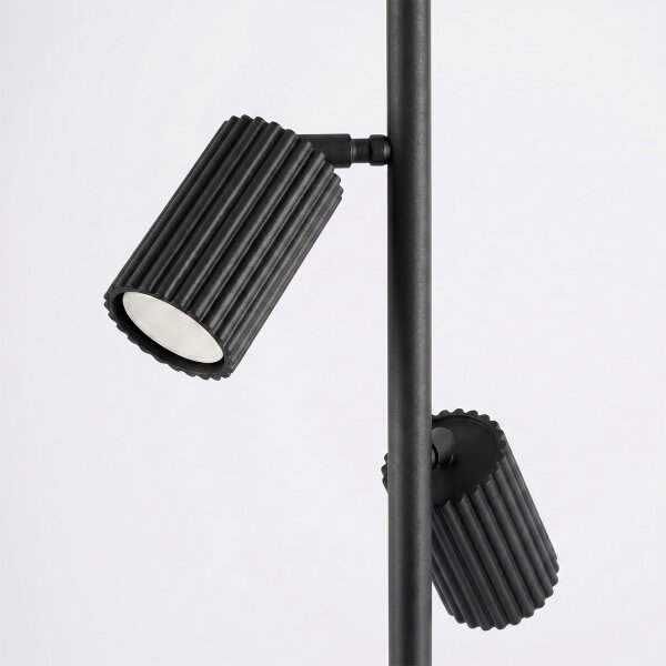 Sollux SL.2016 - Stojací lampa KARBON 3xGU10/10W/230V černá