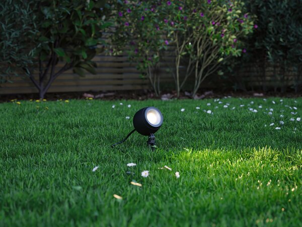 Paulmann 94768 Plug&Shine Kikolo, zahradní reflektor s trnem 6,2W LED Tunable White , antracit, IP65, ZigBee