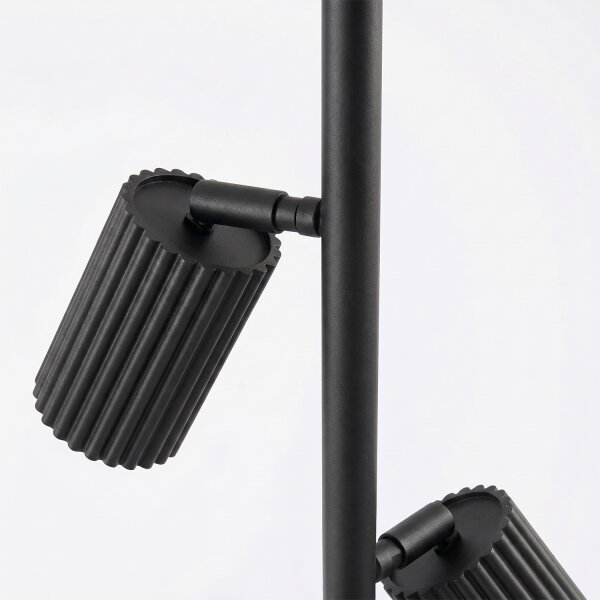 Sollux SL.2016 - Stojací lampa KARBON 3xGU10/10W/230V černá