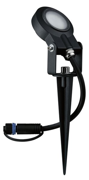 Paulmann 94728 Plug&Shine Sting, zahradní reflektor 6W LED 2200K, antracit, IP67