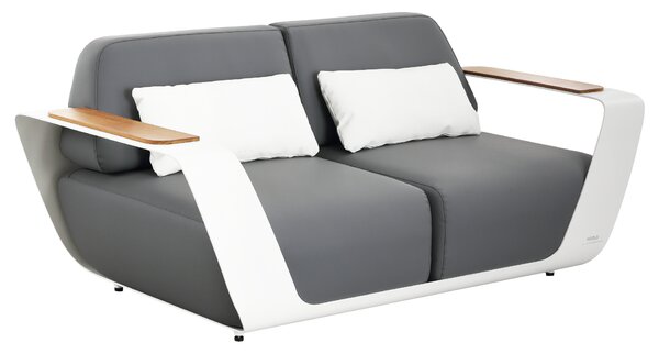 Zahradní 4 místná sedací souprava ONDA WHITE GREY Exteriér | Zahradní sedací sestavy