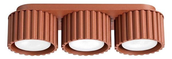 Sollux SL.2632 - Bodové svítidlo AURA 3xGX53/10W/230V oranžová