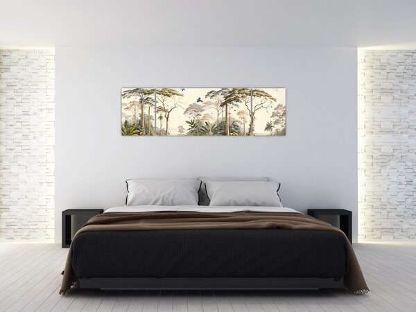 Obraz - Amazonský prales (170x50 cm)