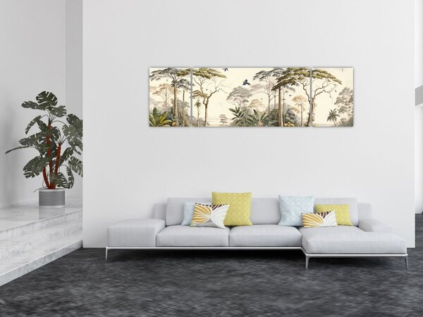 Obraz - Amazonský prales (170x50 cm)