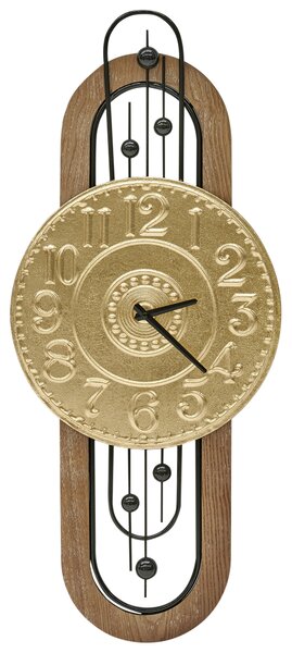 Nástěnné hodiny NOBELIUM 36 cm Kov Zlatá