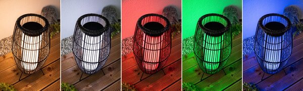Paulmann 94754 Plug&Shine Basket, venkovní lucerna LED 3,2W RGBW, výška 40cm, IP44, ZigBee