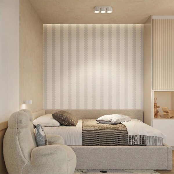 Sollux SL.2612 - Nástěnné svítidlo AURA 1xGX53/10W/230V bílá
