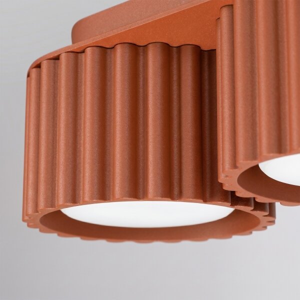 Sollux SL.2632 - Bodové svítidlo AURA 3xGX53/10W/230V oranžová
