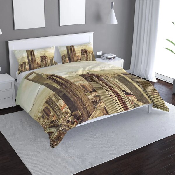 Sablio Povlečení Mrakodrapy 4 - 140x200 / 90x70