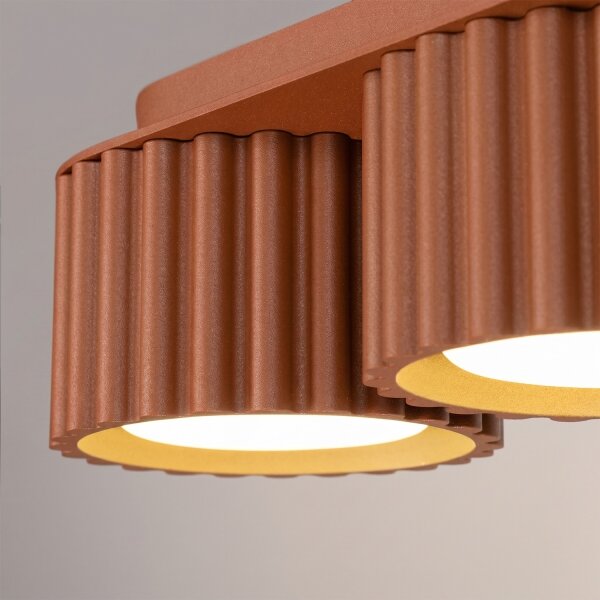Sollux SL.2632 - Bodové svítidlo AURA 3xGX53/10W/230V oranžová