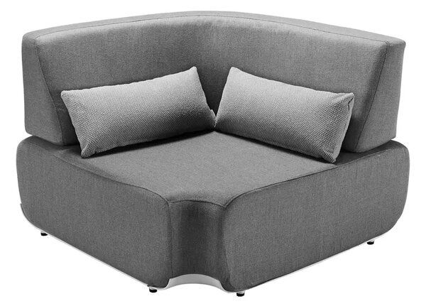 Zahradní 5 místná rohová souprava ONDA WHITE GREY Exteriér | Zahradní sedací sestavy