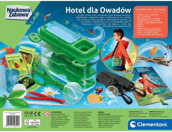 Vědecká laboratoř Clementoni 50399 hmyzí domeček s faunariem