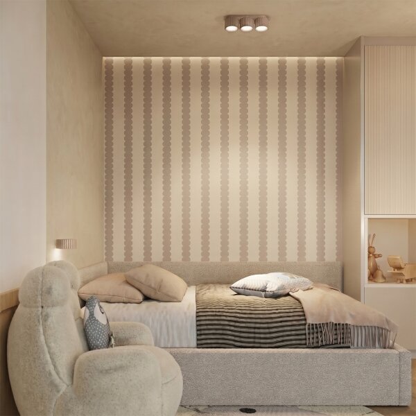 Sollux SL.2619 - Nástěnné svítidlo AURA 1xGX53/10W/230V taupe