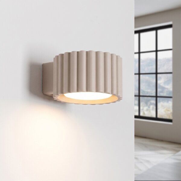 Sollux SL.2619 - Nástěnné svítidlo AURA 1xGX53/10W/230V taupe